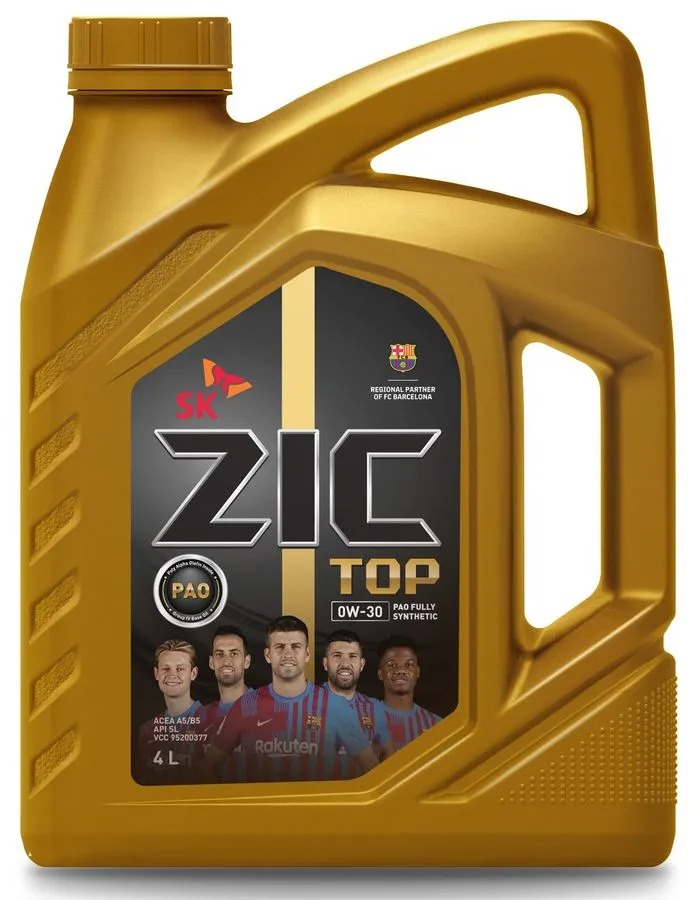 

ZIC 162680P Масло ZIC TOP 0W-30 4л+ SK ZIC Super Windshield Washer 1шт