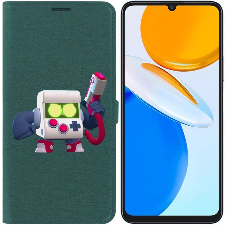 

Чехол-книжка Eco Book для Honor X7 Brawl Stars-8-Бит классический