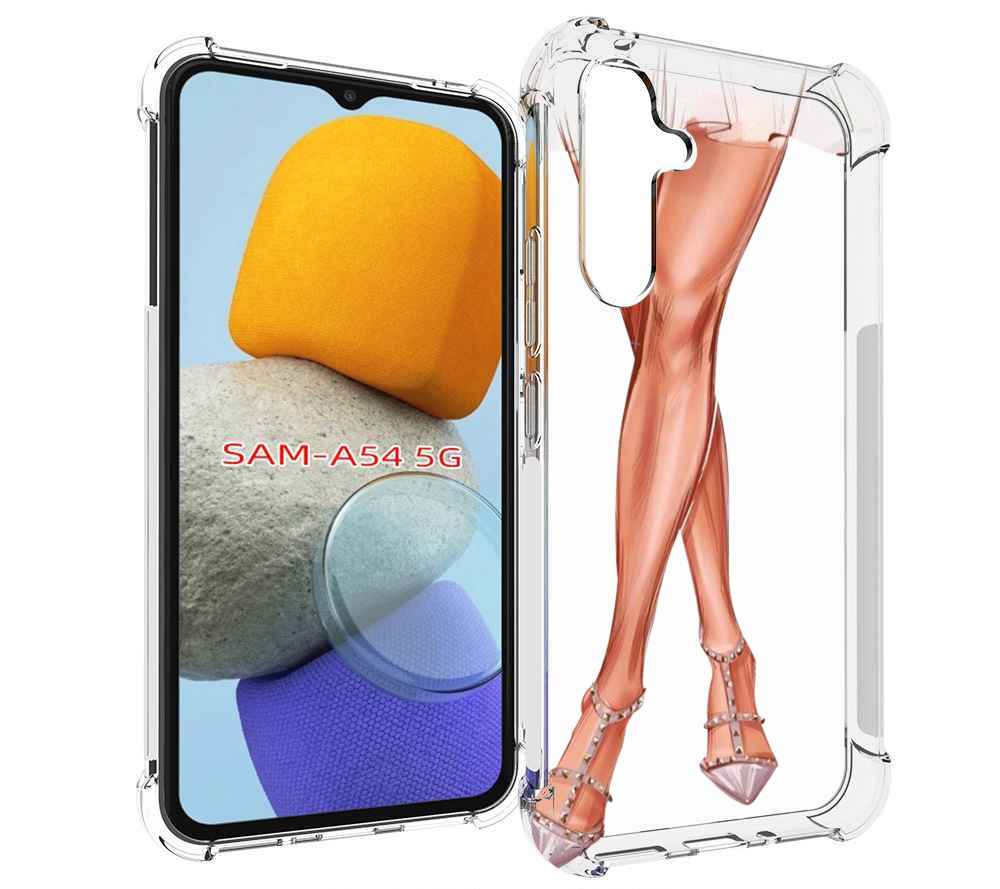 

Чехол MyPads Ножки для Samsung Galaxy A54, Tocco