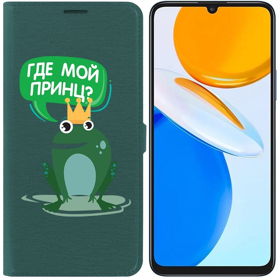 

Чехол-книжка Eco Book для Honor X7 Лягушка