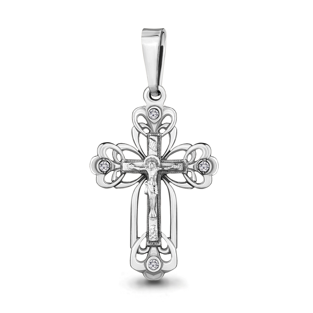

Подвеска из серебра с фианитом Aquamarine 20281А_925_р, 20281А_925_р