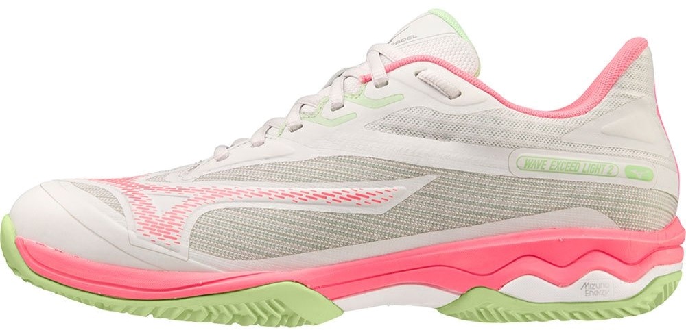 

Кроссовки женские Mizuno SHOE WAVE EXCEED LIGHT PADEL W белые 7.5 UK, Белый, SHOE WAVE EXCEED LIGHT PADEL W