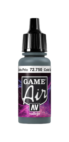 фото Краска для аэрографа vallejo game air 750-17ml. cold grey 72.750