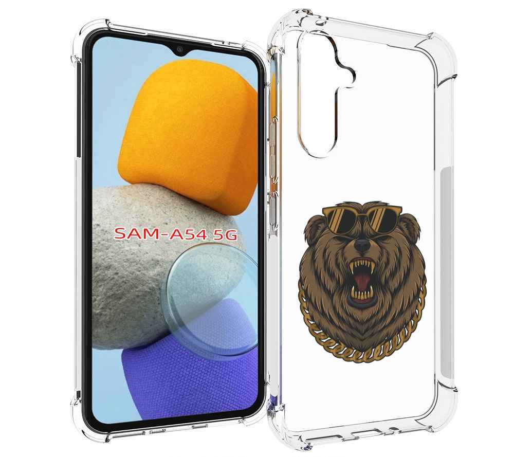 

Чехол MyPads Медведь-в-очках-2 для Samsung Galaxy A54, Tocco