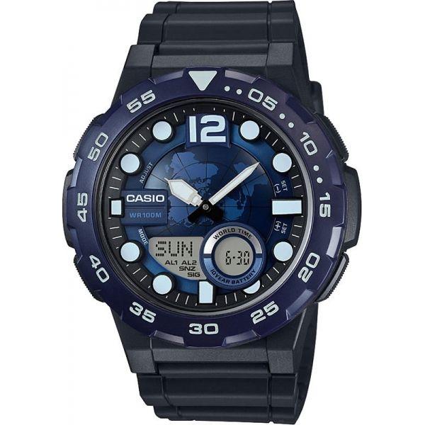 фото Наручные часы мужские casio aeq-100w-2a черные