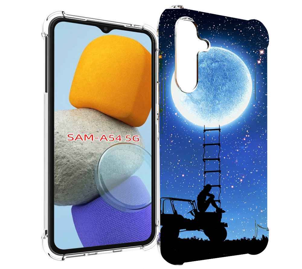 

Чехол MyPads Машина-на-лун для Samsung Galaxy A54, Tocco