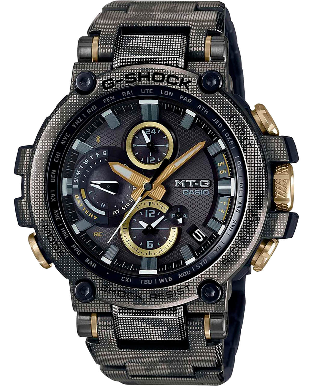 фото Наручные часы мужские casio mtg-b1000dcm-1aer серые