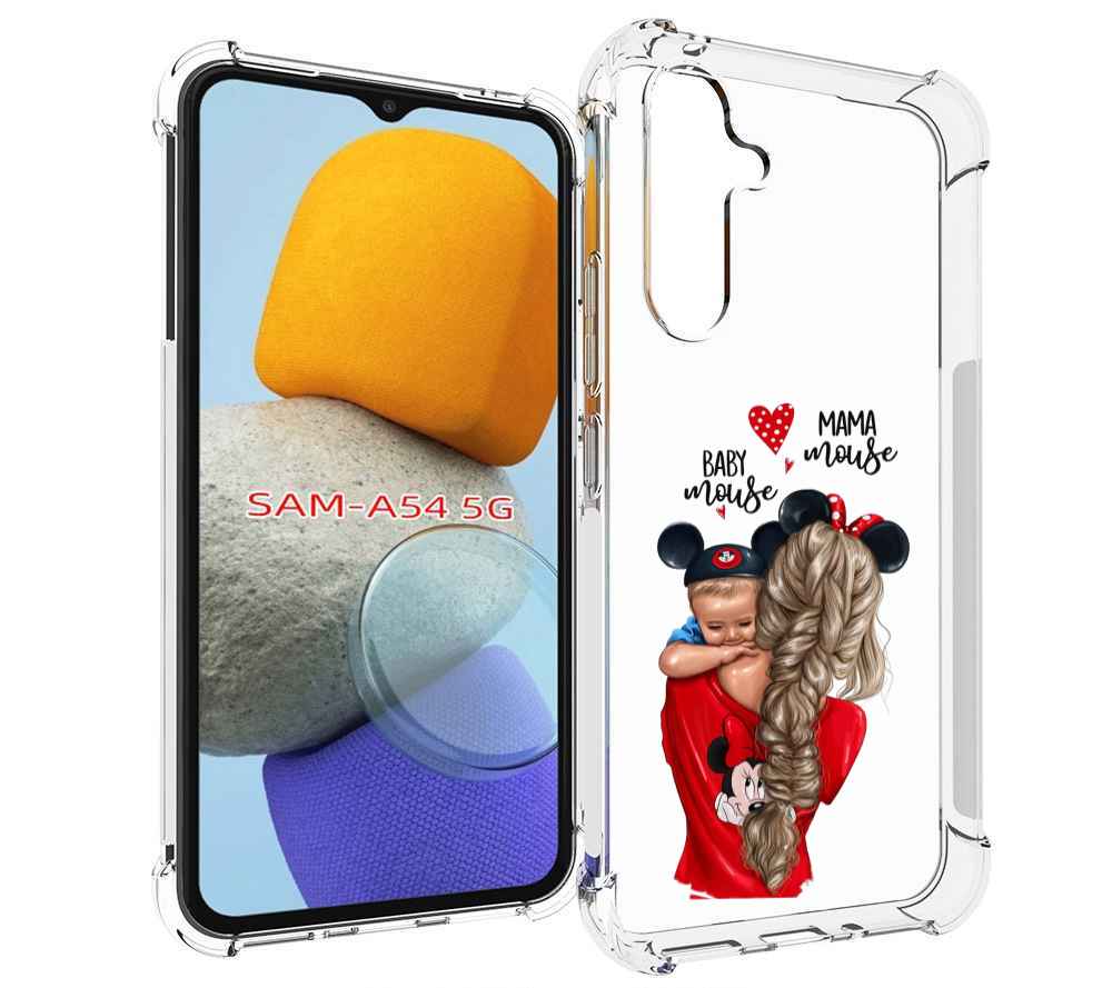 

Чехол MyPads Мама-маус женский для Samsung Galaxy A54, Tocco