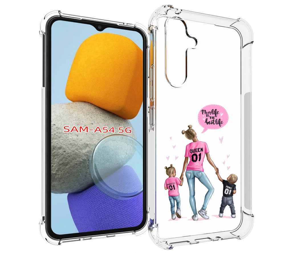 

Чехол MyPads Мама-королева женский для Samsung Galaxy A54, Tocco