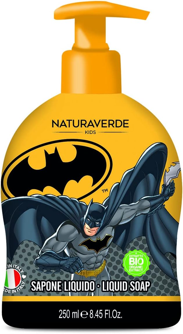 Мыло жидкое Naturaverde Batman Baby Sapone Liquido детское, 250 мл