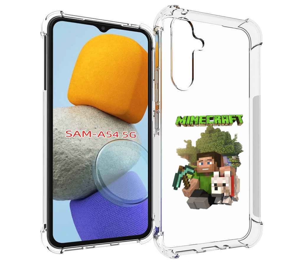 

Чехол MyPads Майнкрафт детский для Samsung Galaxy A54, Tocco
