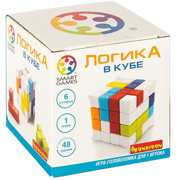 

Логическая игра Bondibon Логика в кубе, ВВ4679