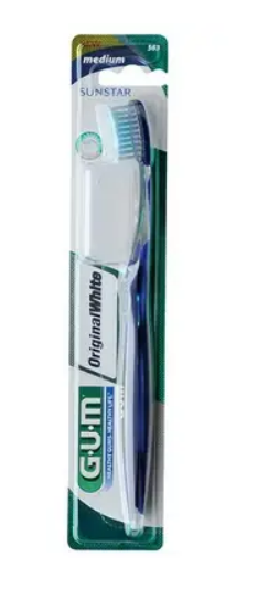 Щётка зубная Gum Spazzolino Original White Medio