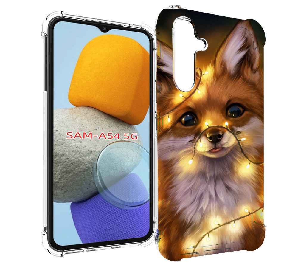 

Чехол MyPads Лисенок-в-гирлянде для Samsung Galaxy A54, Tocco