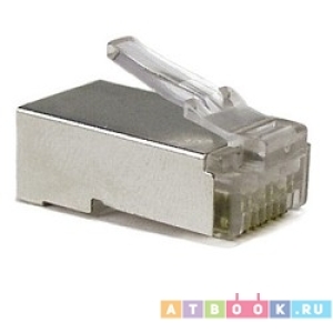 PLUG-8P8C-U-C6-SH Коннектор RJ-45 Hyperline