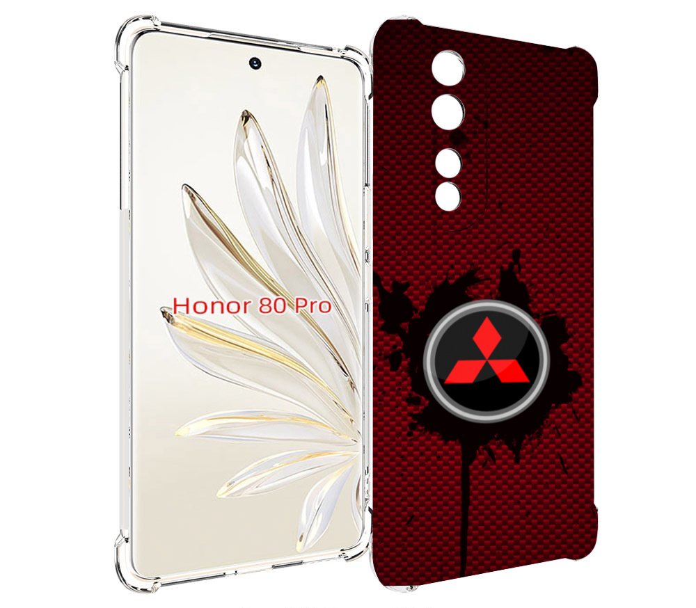 

Чехол MyPads мицубиси mitsubishi 2 для Honor 80 Pro, Прозрачный, Tocco