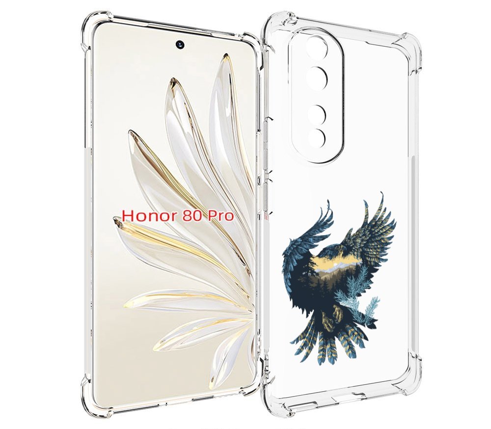 

Чехол MyPads мирок в соколе для Honor 80 Pro, Прозрачный, Tocco