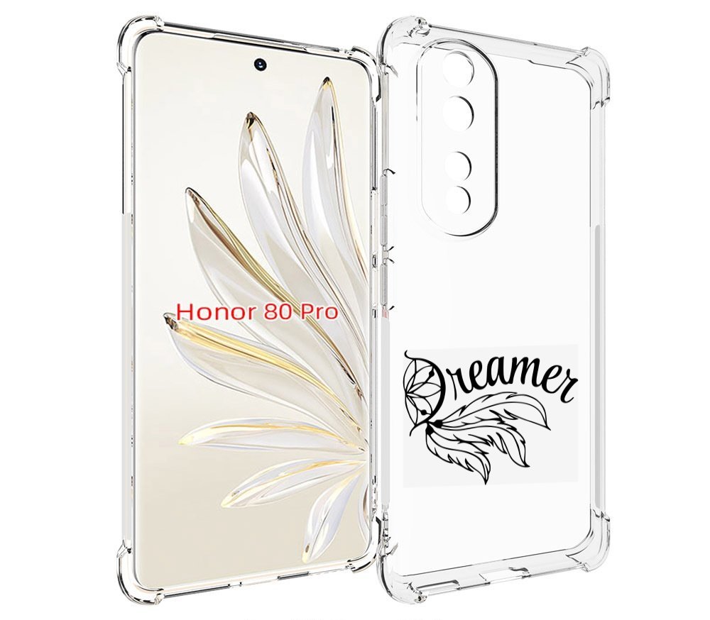 

Чехол MyPads мечтадел для Honor 80 Pro, Прозрачный, Tocco