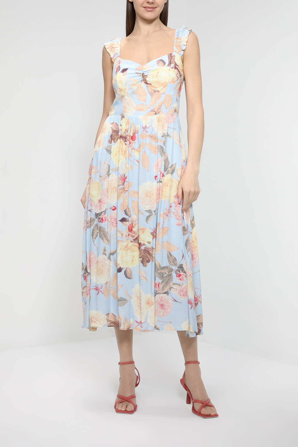 

Платье женское Guess W3GK92 WEKC0 разноцветное M, Разноцветный, W3GK92 WEKC0