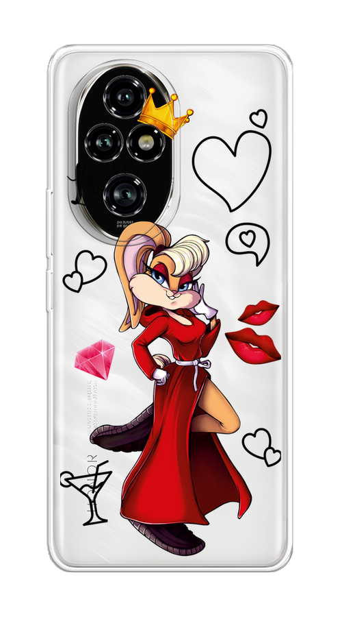 

Чехол на Honor 200 Pro "Rich Lola Bunny", Красный;бежевый;оранжевый, 6124850-1