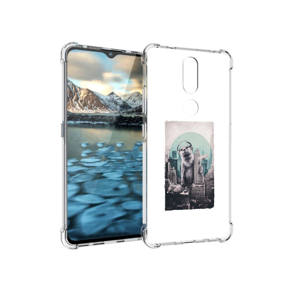

Чехол MyPads Tocco для Nokia 2.4 выдра в городе (PT227049.107.283), Прозрачный, Tocco