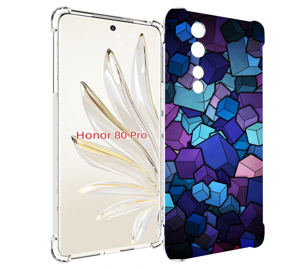 

Чехол MyPads лепестки для Honor 80 Pro, Прозрачный, Tocco