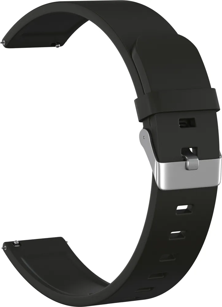

Ремешок силиконовый GSMIN Elate 20 для Amazfit GTS (Черный)