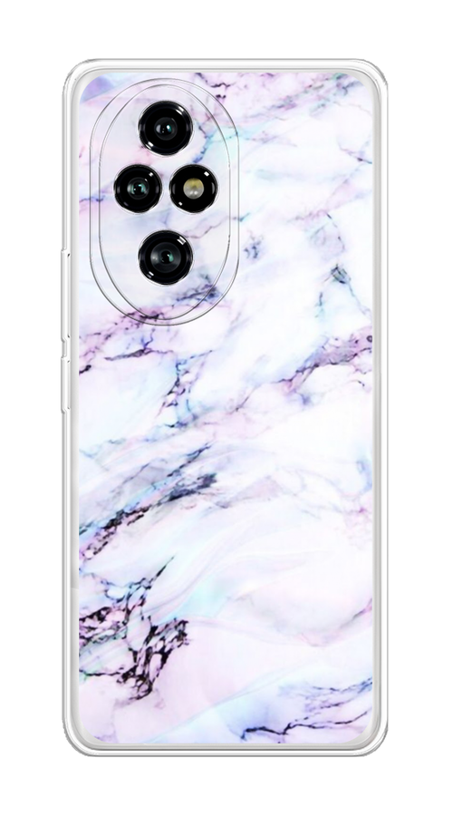 

Чехол на Honor 200 Pro "Радужный мрамор", Серый;фиолетовый, 6124850-1