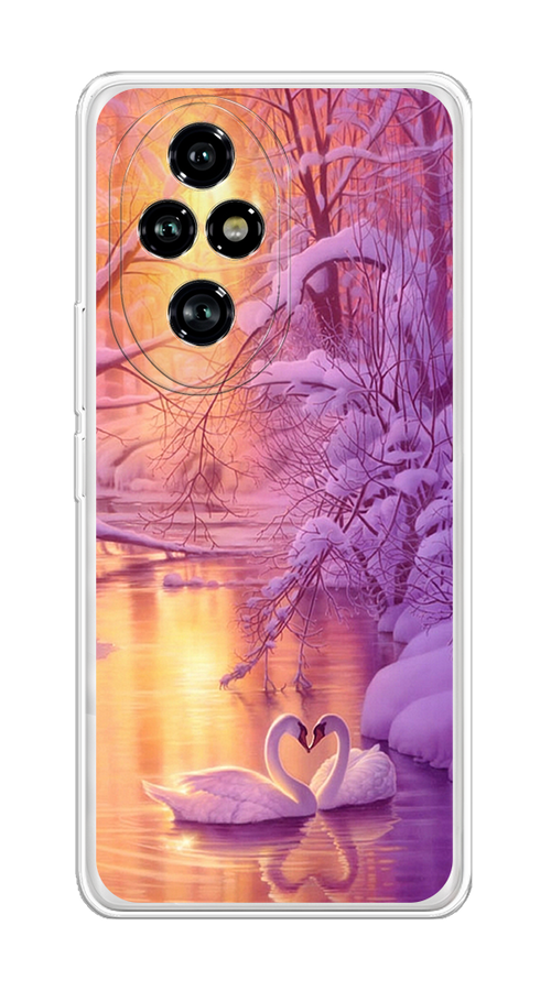 

Чехол на Honor 200 Pro "Зима 1", Фиолетовый;желтый, 6124850-1