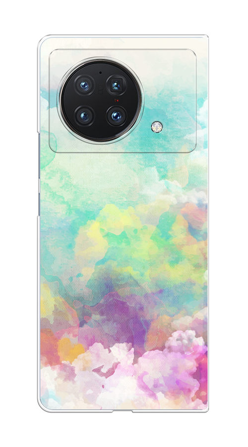 

Чехол на Vivo X Fold "Воздушное небо", Белый;голубой;розовый;желтый, 266750-1