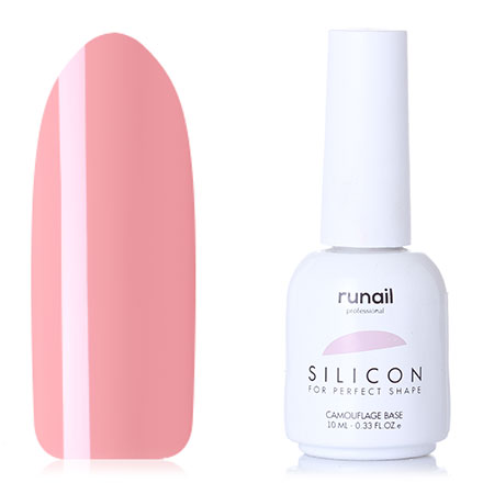 

Камуфлирующая база для гель-лака ruNail, Silicon №4337