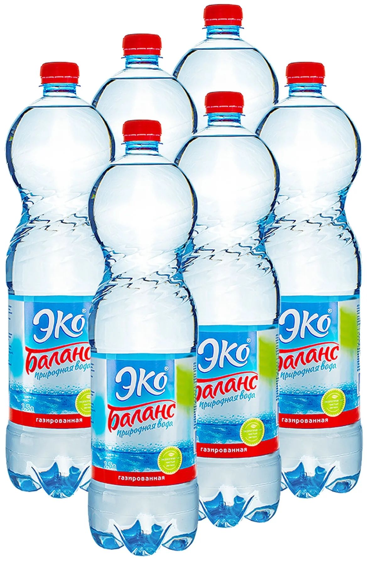 

Вода минеральная Экобаланс газированная столовая 1,5 л