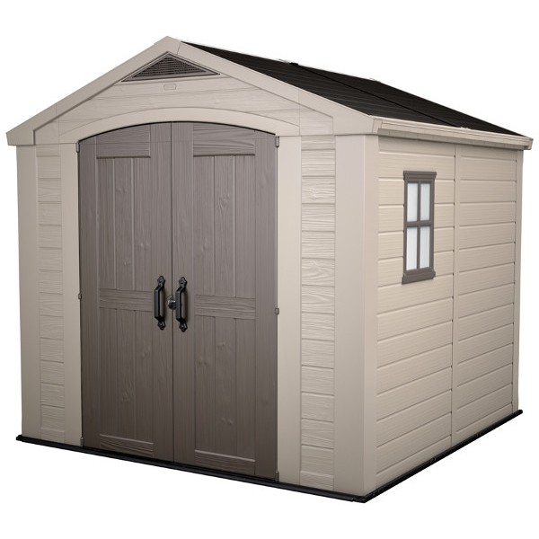 

Хозблок Keter Factor 8x8, 248 x 255 x 243 см, бежевый