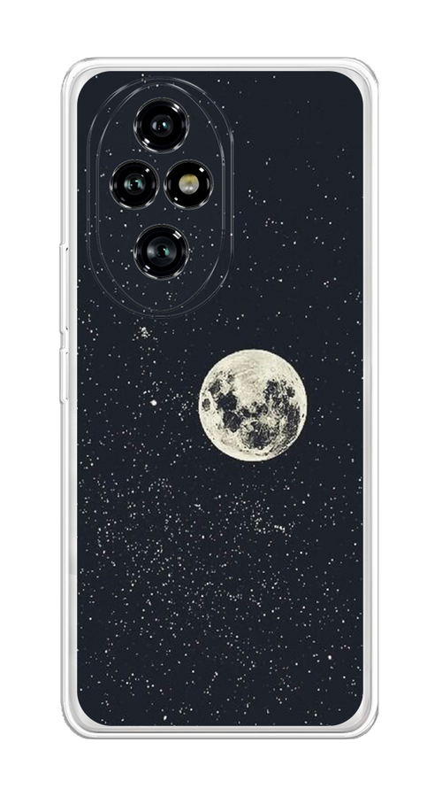

Чехол на Honor 200 Pro "Полнолуние", Бордовый, 6124850-1