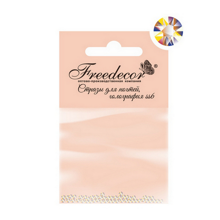 

Стразы для ногтей Freedecor, «Голография», 1,8 мм
