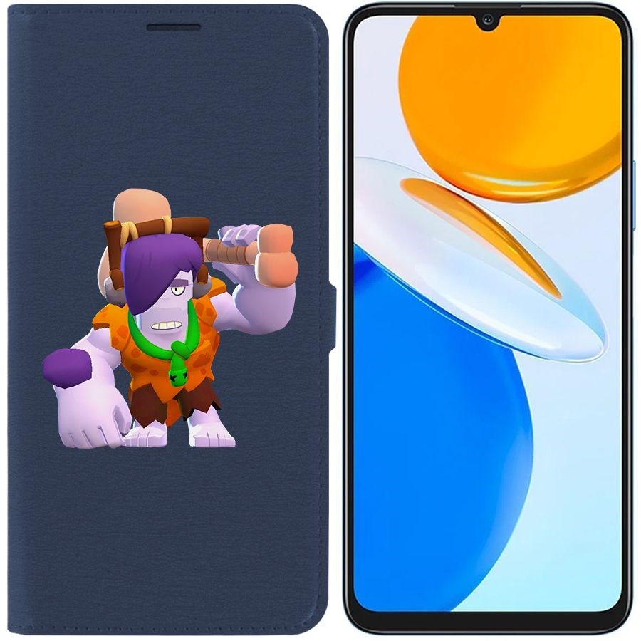 

Чехол-книжка Eco Book для Honor X7 Brawl Stars-Пещерный Фрэнк