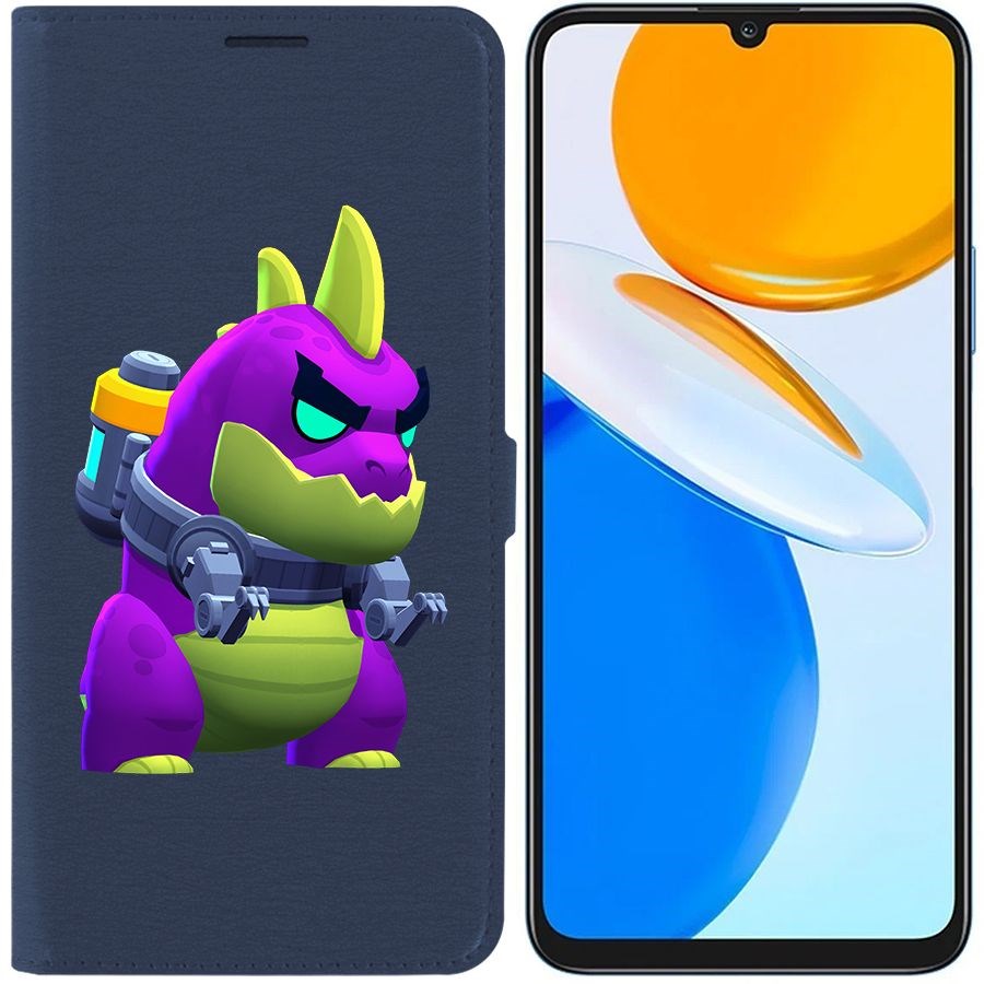 

Чехол-книжка Eco Book для Honor X7 Brawl Stars-Мегамонстр