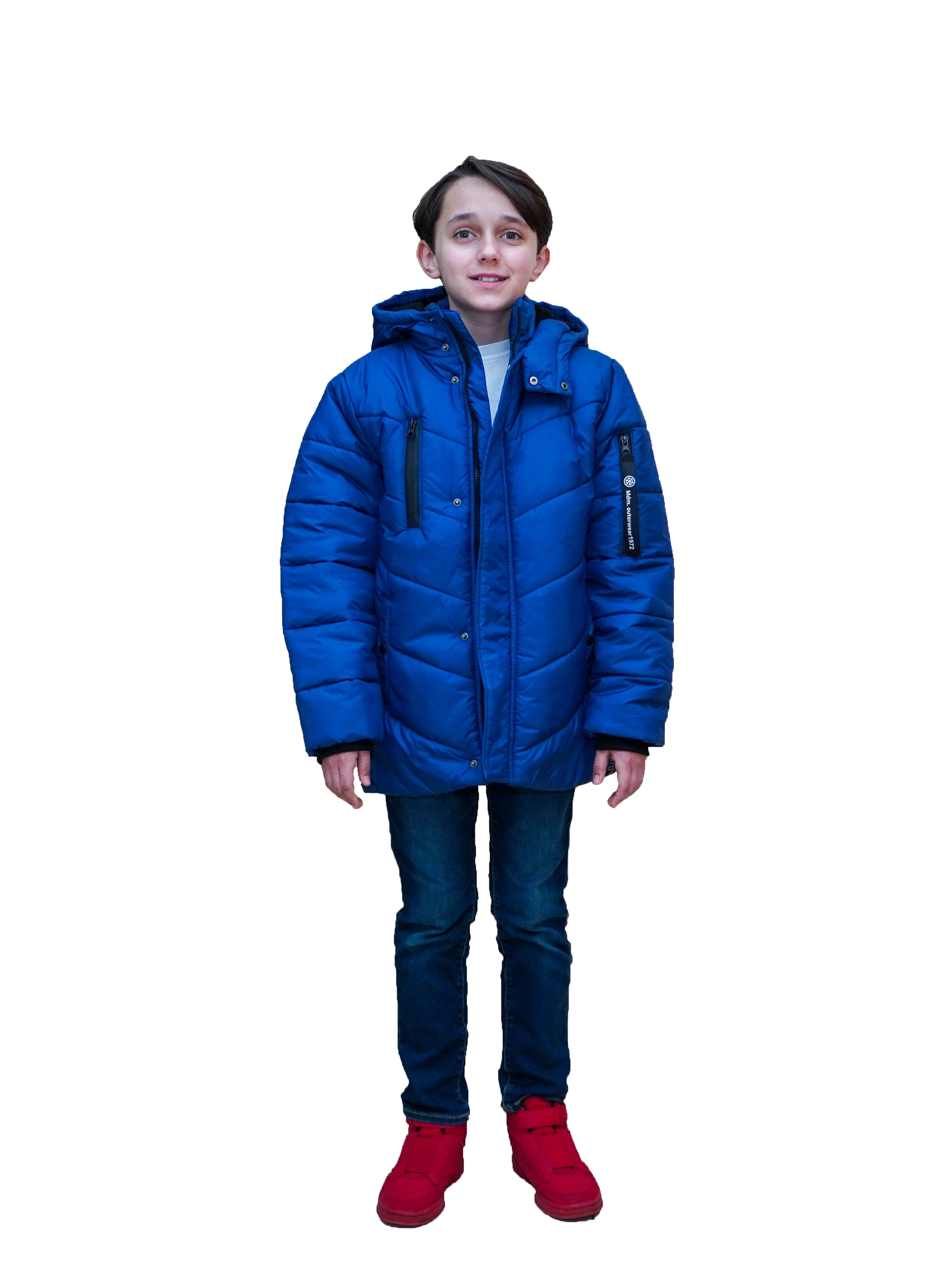 Куртка детская MDM MIDIMOD GOLD 20856, синий, 146