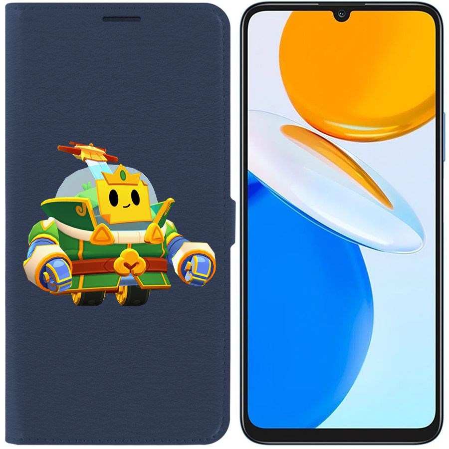 

Чехол-книжка Eco Book для Honor X7 Brawl Stars-Изумрудный Принц Спраут