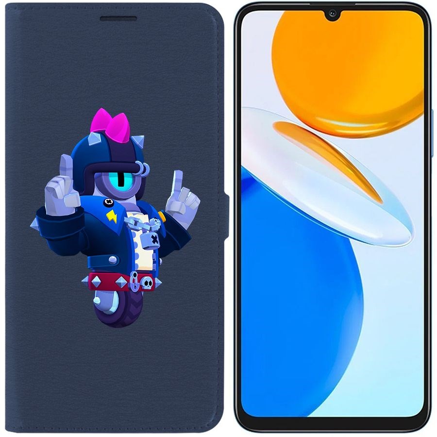 

Чехол-книжка Eco Book для Honor X7 Brawl Stars-Дикий Сту