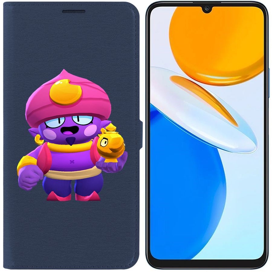 

Чехол-книжка Eco Book для Honor X7 Brawl Stars-Джин