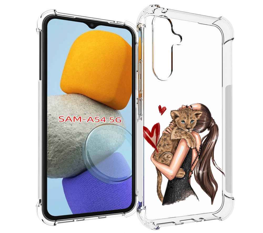 

Чехол MyPads Кошачья-любовь для Samsung Galaxy A54, Tocco