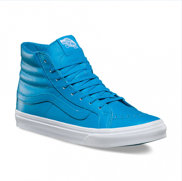 

Кеды мужские Vans UA SK8-HI SLIM NEON LEATHE синие 6.5 US, UA SK8-HI SLIM NEON LEATHE