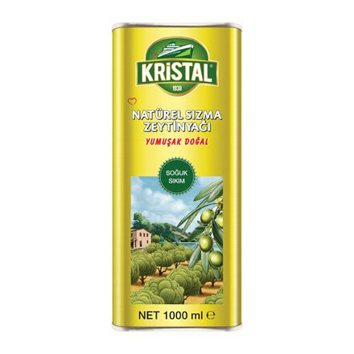 Масло оливковое Kristal Extra Virgin нерафинированное первого холодного отжима 1 л