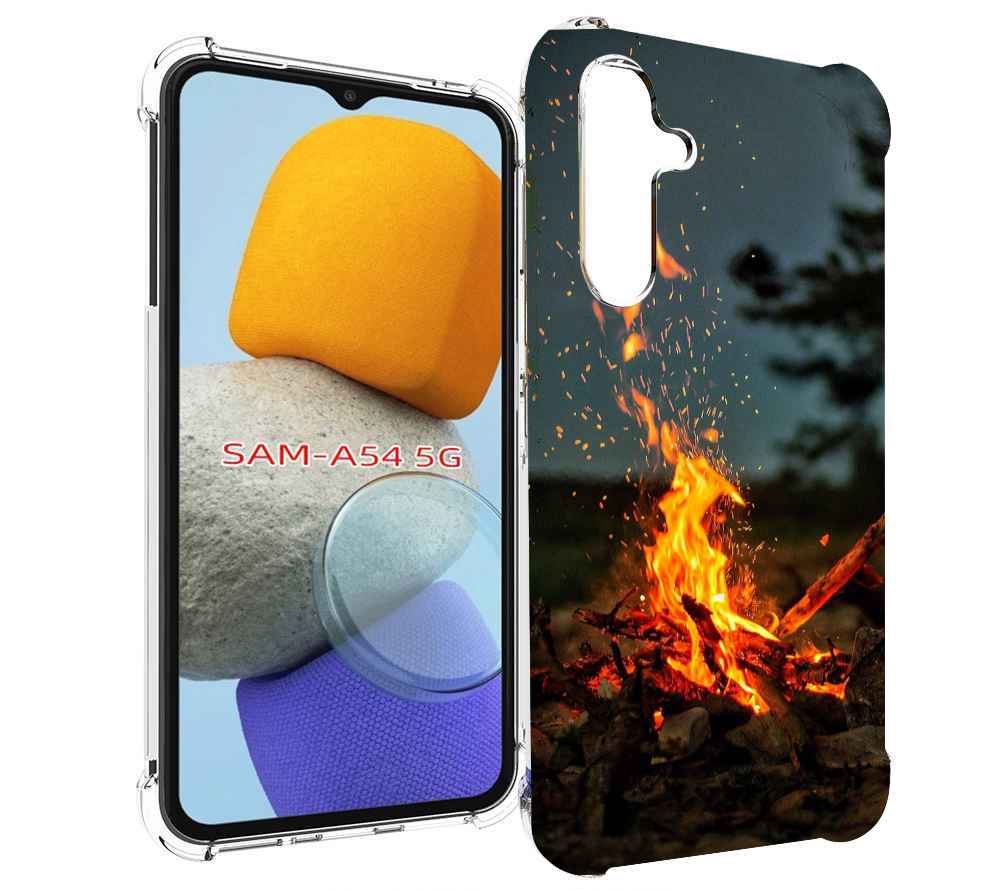 

Чехол MyPads Костер-ночное-небо для Samsung Galaxy A54, Tocco