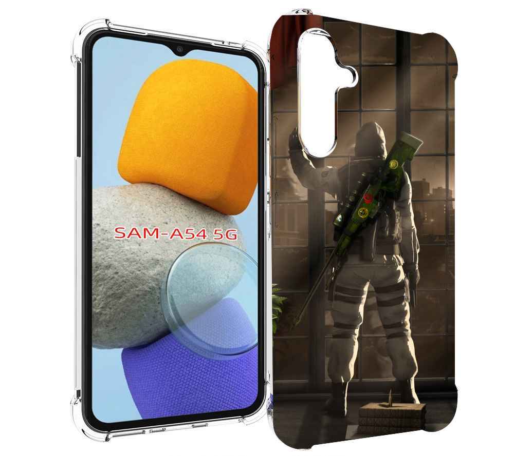

Чехол MyPads Контр-Страйк-в-дыму для Samsung Galaxy A54, Tocco