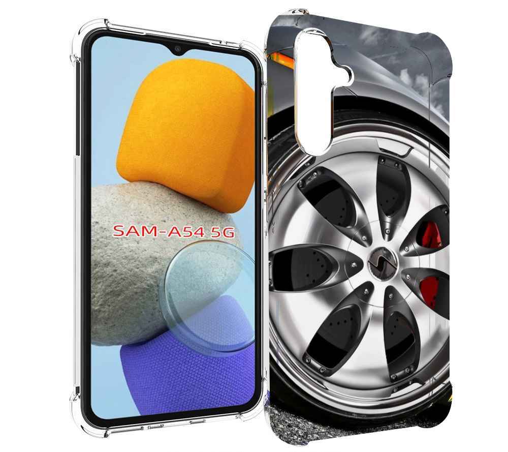 

Чехол MyPads Колесо мужской для Samsung Galaxy A54, Tocco