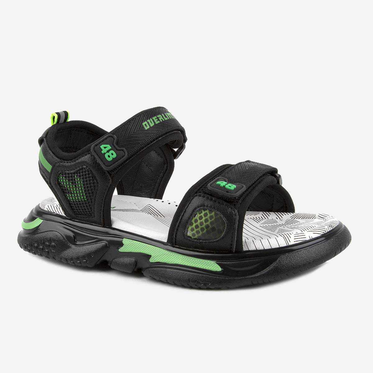 

Сандалии детские Kapika 33725п-1, цвет черный, размер 34 EU, 33725п