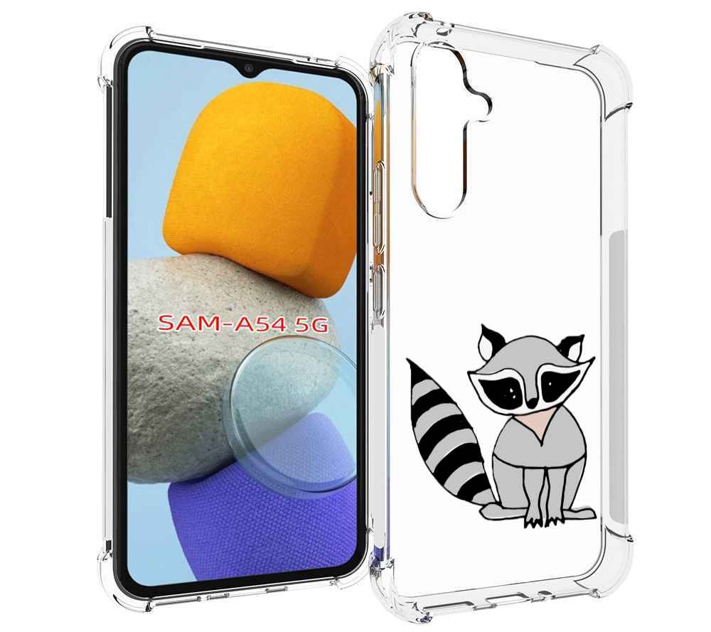 

Чехол MyPads Енотик для Samsung Galaxy A54, Tocco