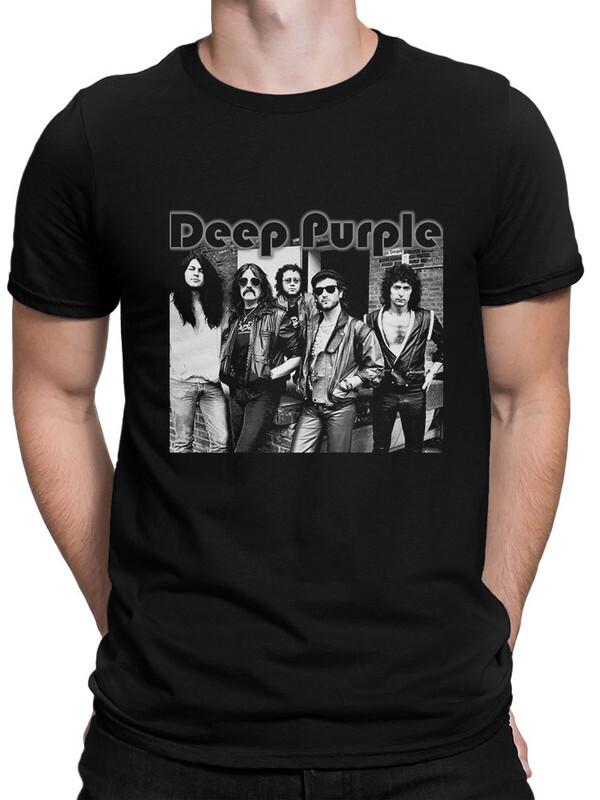 фото Футболка мужская design heroes группа deep purple черная xl